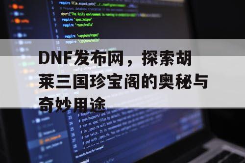 DNF发布网，探索胡莱三国珍宝阁的奥秘与奇妙用途